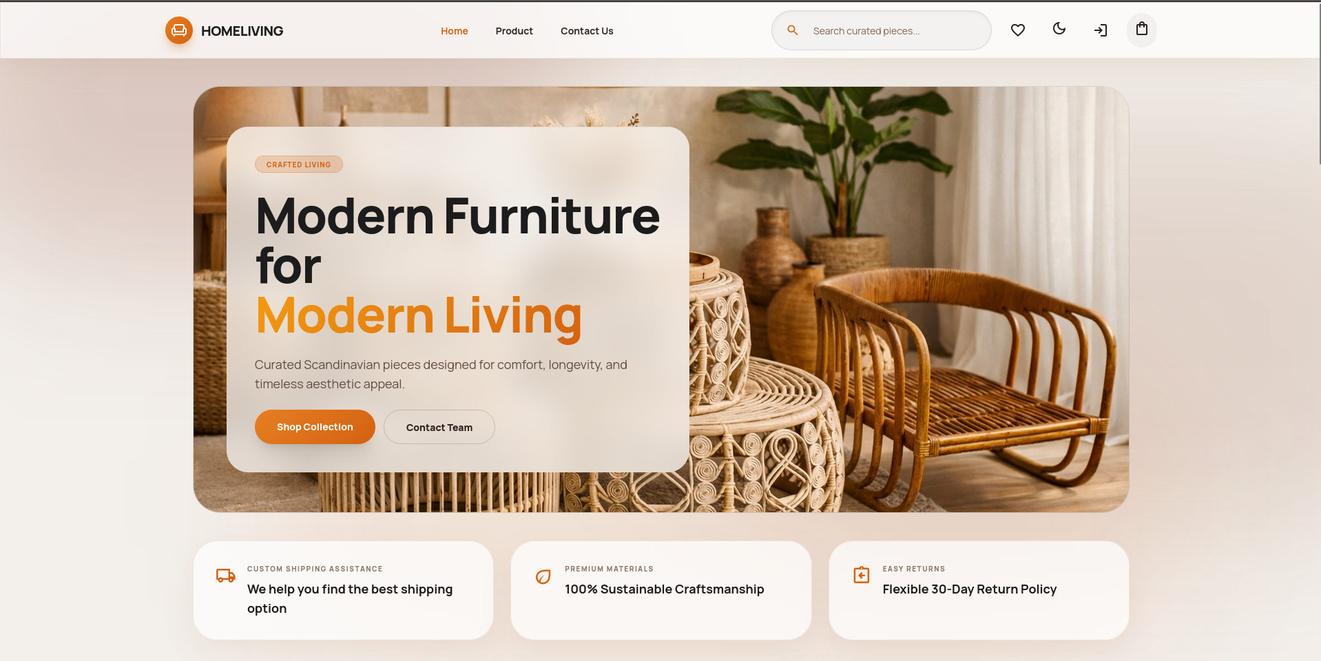 Homeliving E-Commerce App